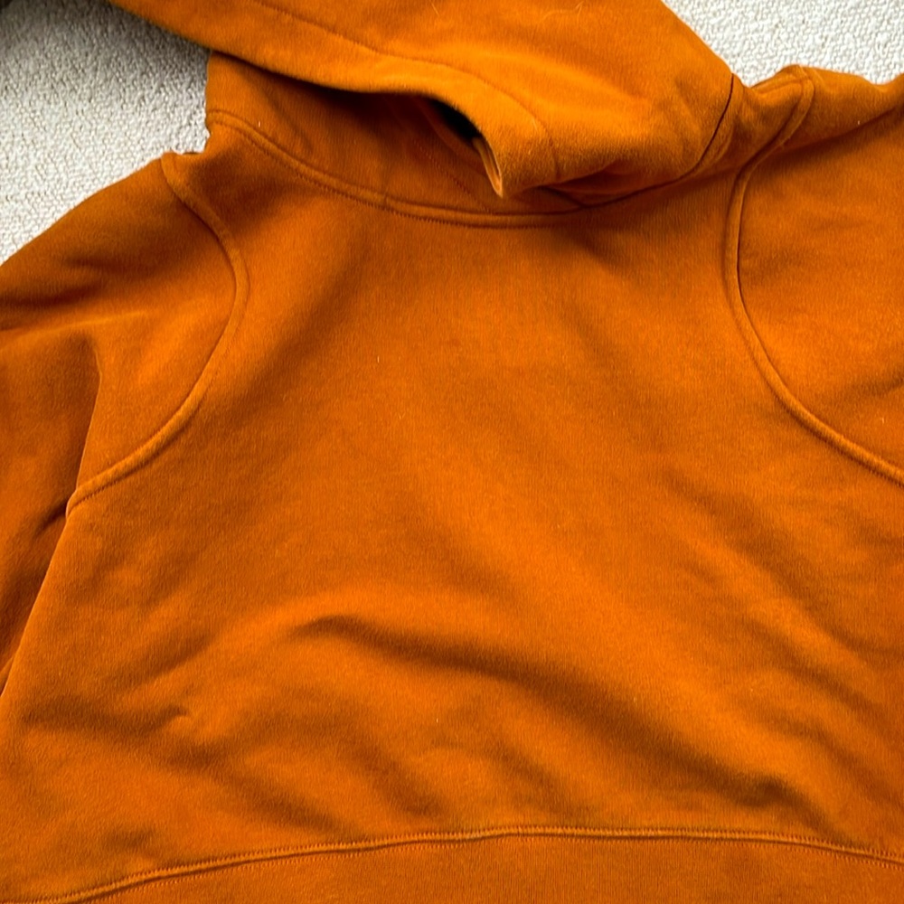 Lululemon cropped sweatshirt, 6 burnt orange - Picture 5 of 5